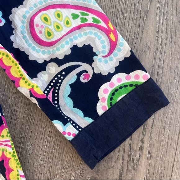 Buckhead Bettie’s Colorful Paisley V-Neck Swim Cover Up M - Picture 4 of 6